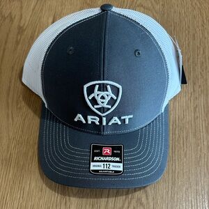 Ariat Charcoal and White Logo Cap